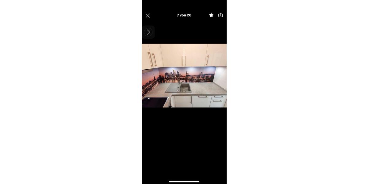 Etagenwohnung Frankfurt am Main Sachsenhausen Süd - 1 Zimmer, 25 m&sup2;, 1.300&euro; | Angebot:26625696