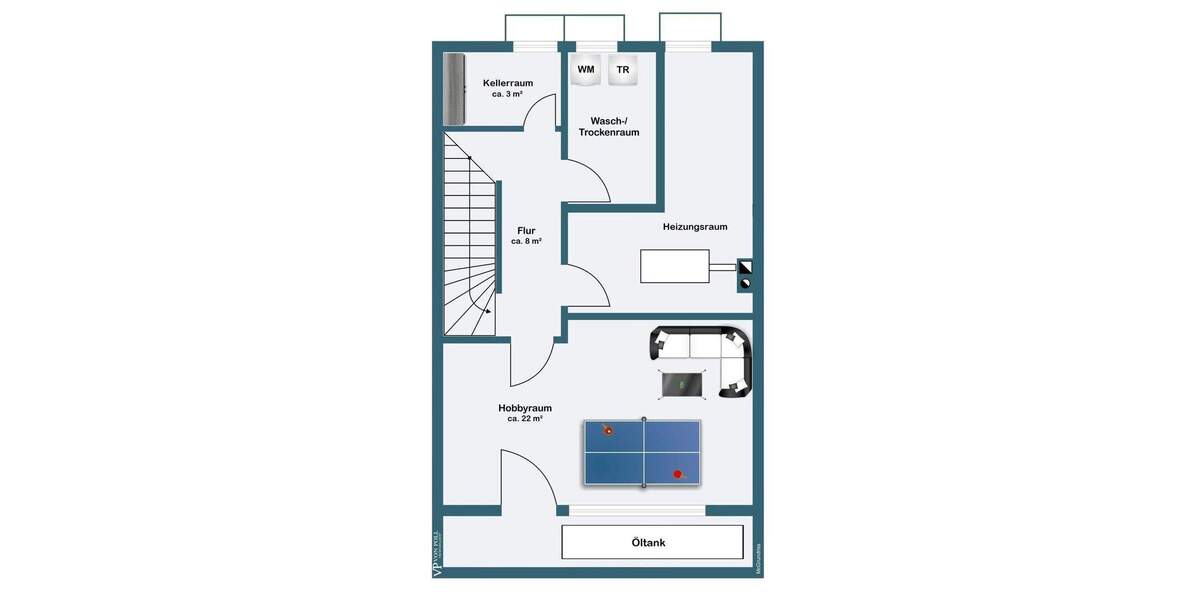 Reihenmittelhaus Frankfurt am Main Eckenheim - 6 Zimmer, 137 m&sup2;, 620.000&euro; | Angebot:24989665