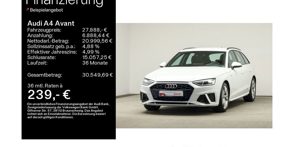 Audi A4 60.500 km 27.888 &euro; Mühlheim 63165