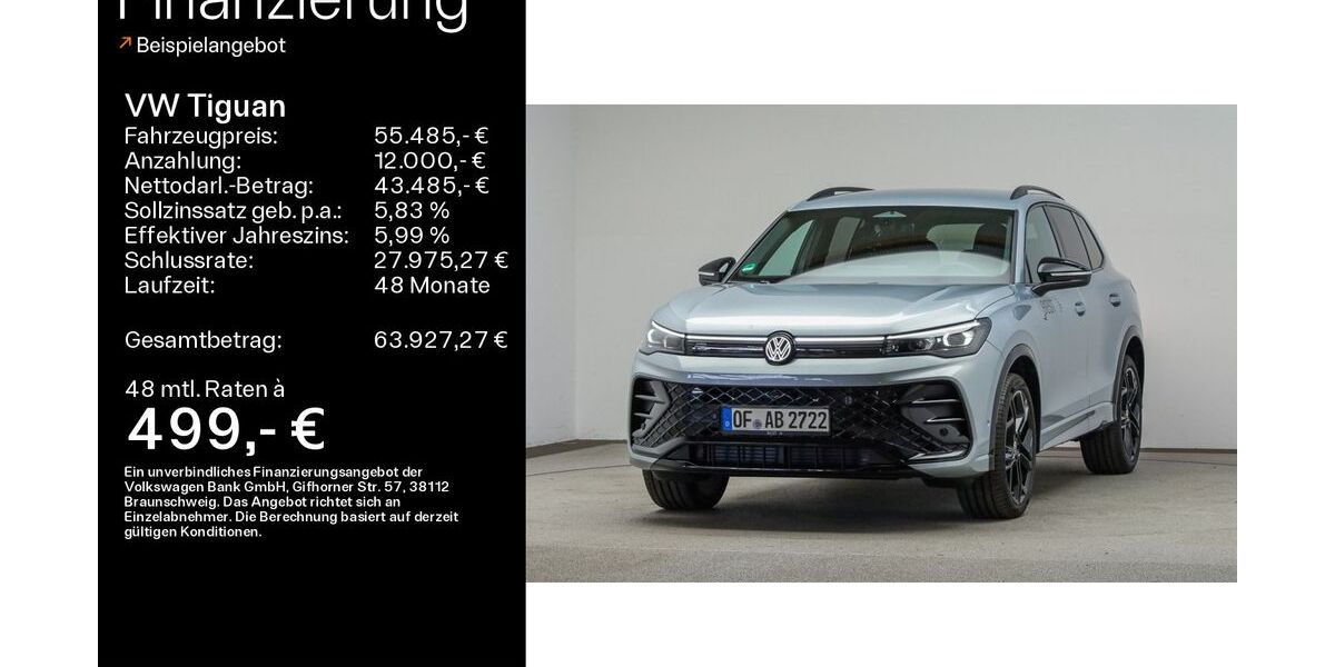 VW Tiguan 4.900 km 53.485 &euro; Mühlheim 63165