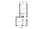 Etagenwohnung Frankfurt am Main Oberrad - 2 Zimmer, 53 m&sup2;, 283.000&euro; | Angebot:26140786