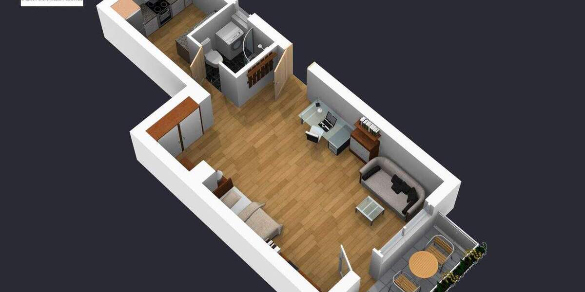 TOP Ausstattung, komplette EBK, PARKETT, schönes tgl.Bad 1 zimmer