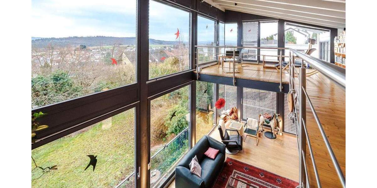 Ausblick - Licht - Natur - Privatsphäre - Ruhe: Architektenhaus mit außergewöhnlichem Grundriss 7 zimmer