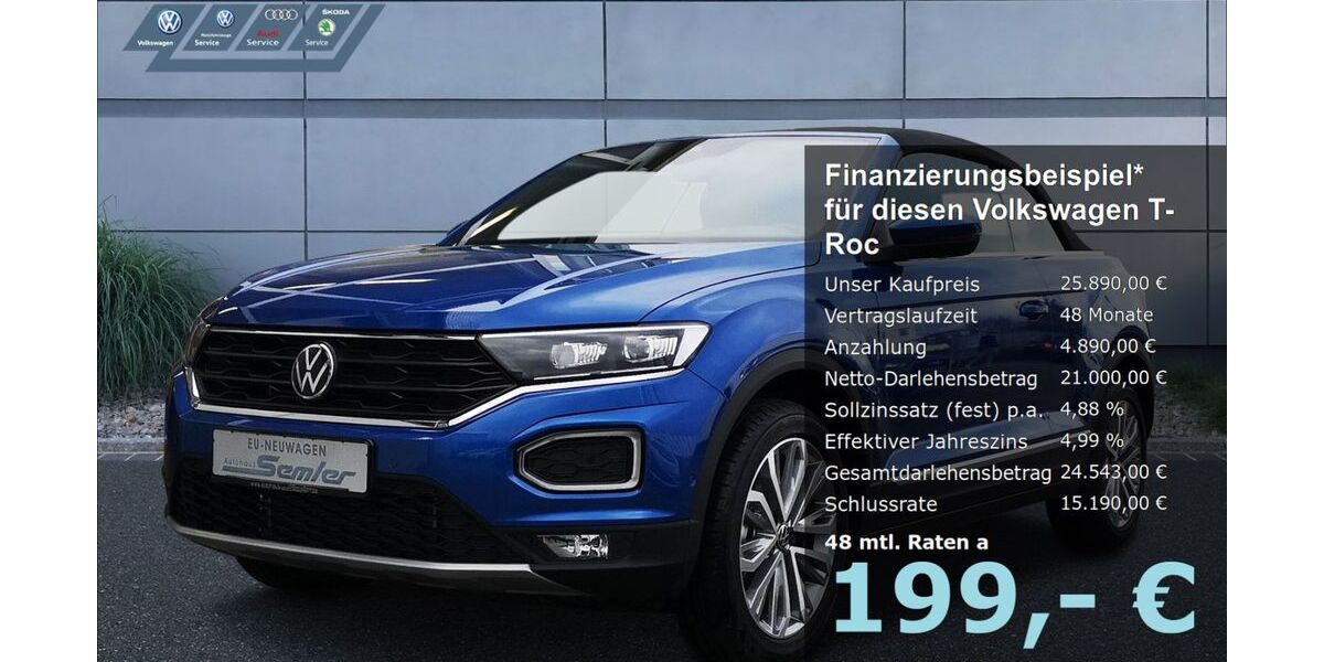 VW T-Roc 17.507 km 24.849 &euro; Griesheim 64347