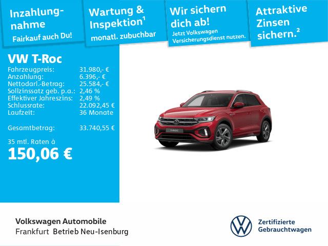 VW T-Roc 1.393 km 31.980 &euro; Neu-Isenburg 63263