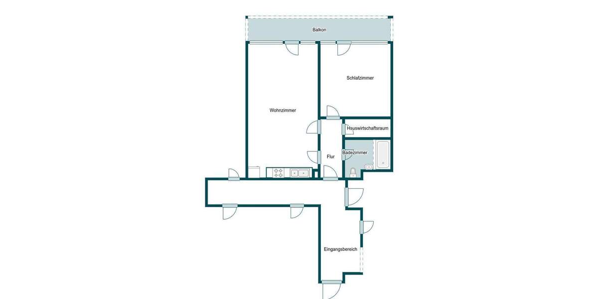 Einfamilienhaus Offenbach am Main Hafen - 2 Zimmer, 195.000&euro; | Angebot:25749613