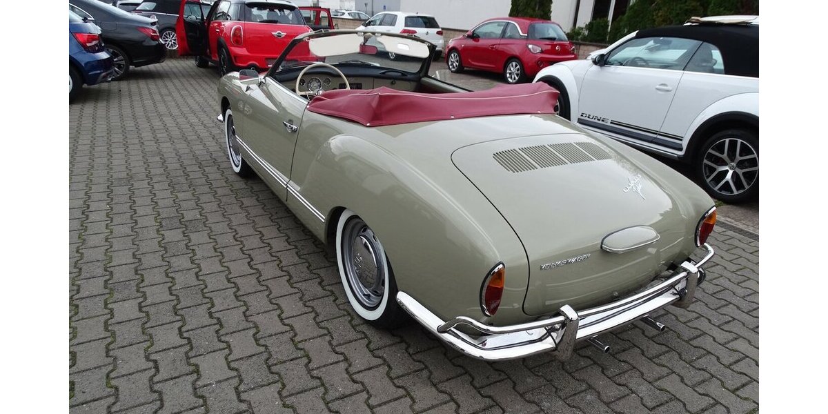 VW Karmann Ghia Cabrio vollständig restauriert 1.200 km 59.900 &euro; Rodgau 63110