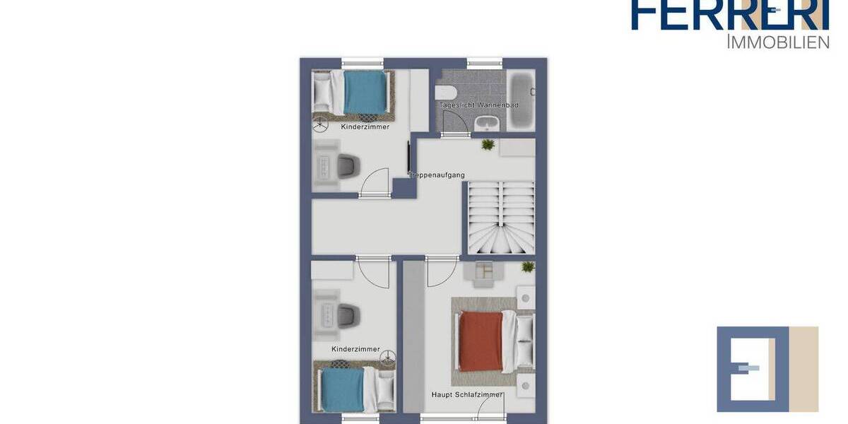 Reihenmittelhaus Bischofsheim - 5 Zimmer, 123 m&sup2;, 299.950&euro; | Angebot:26751033