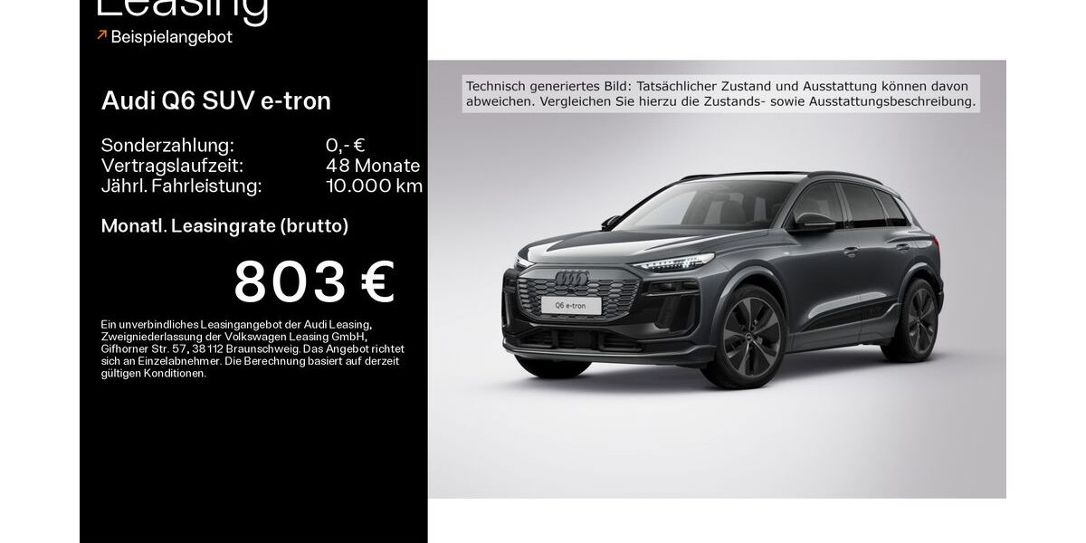 Audi Q6 e-tron 12.500 km 79.990 &euro; Hofheim 65719