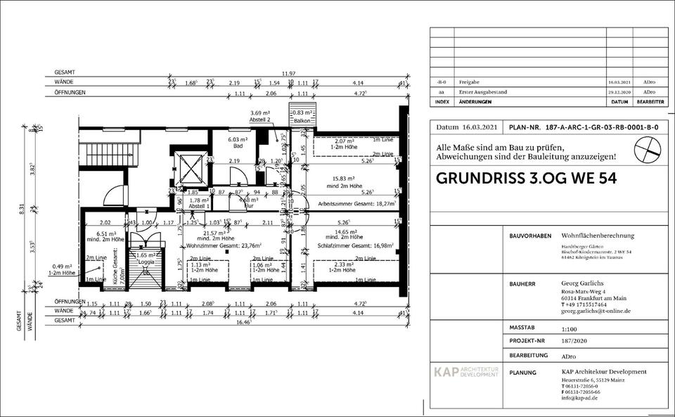 Dachgeschoßwohnung Königstein im Taunus - 3 Zimmer, 85 m&sup2;, 429.000&euro; | Angebot:26617646