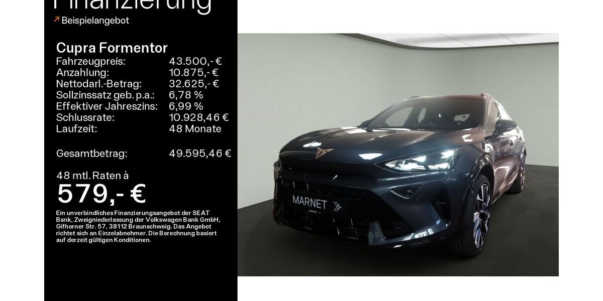 Cupra Formentor 7.500 km 41.900 &euro; Hofheim-Diedenbergen 65719
