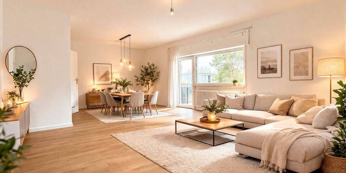 Etagenwohnung Frankfurt am Main Niederursel - 3 Zimmer, 91 m&sup2;, 380.000&euro; | Angebot:25996038