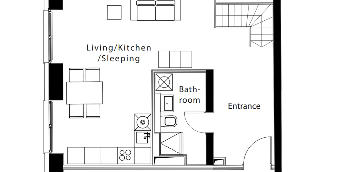 Maisonettenwohnung Frankfurt am Main Innenstadt 1 - 3 Zimmer, 1.927&euro; | Angebot:21828547
