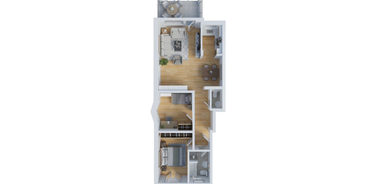 Etagenwohnung Rodgau - 3 Zimmer, 87 m&sup2;, 1.320&euro; | Angebot:27162145