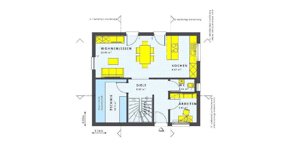 Einfamilienhaus Frankfurt am Main Zeilsheim - 6 Zimmer, 125 m&sup2;, 790.281&euro; | Angebot:26258050