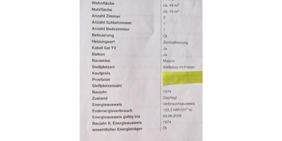 Dachgeschoßwohnung Friedberg (Hessen) - 2 Zimmer, 49 m&sup2;, 175.000&euro; | Angebot:25715881