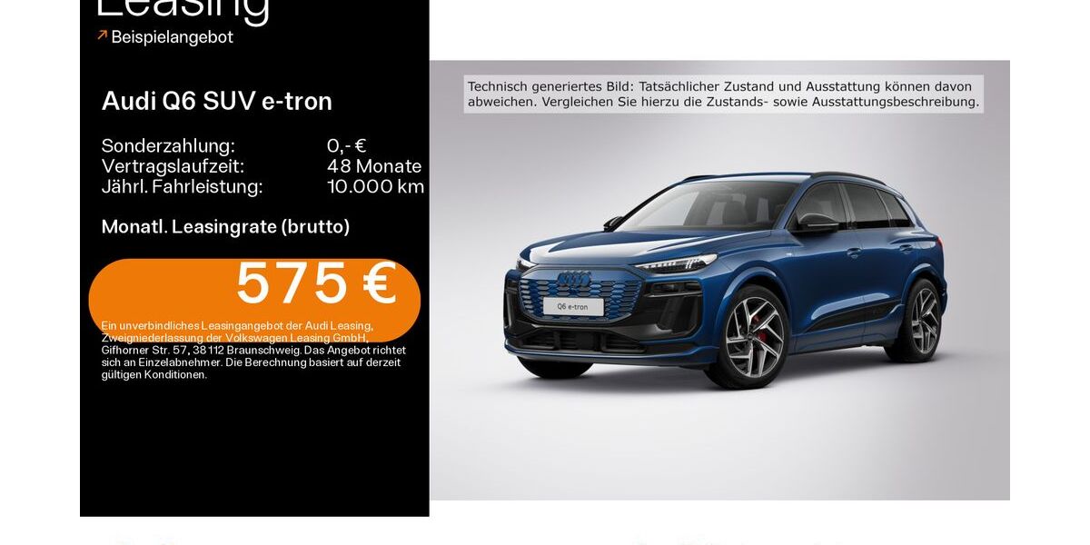 Audi Q6 e-tron 7.400 km 67.969 € Hanau 63452