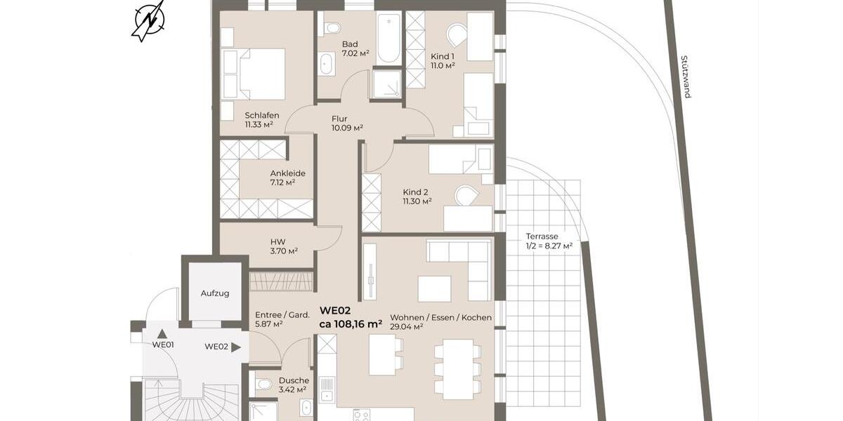Erdgeschoßwohnung Kelkheim (Taunus) - 4 Zimmer, 108 m&sup2;, 776.000&euro; | Angebot:26818407