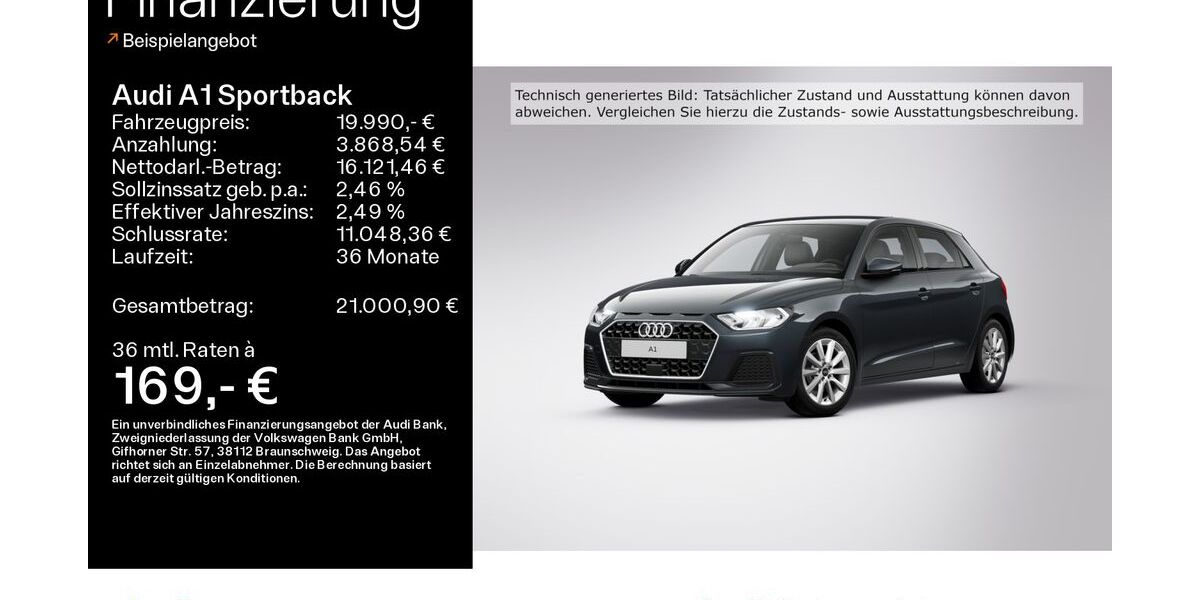 Audi A1 26.704 km 19.990 € Hofheim 65719