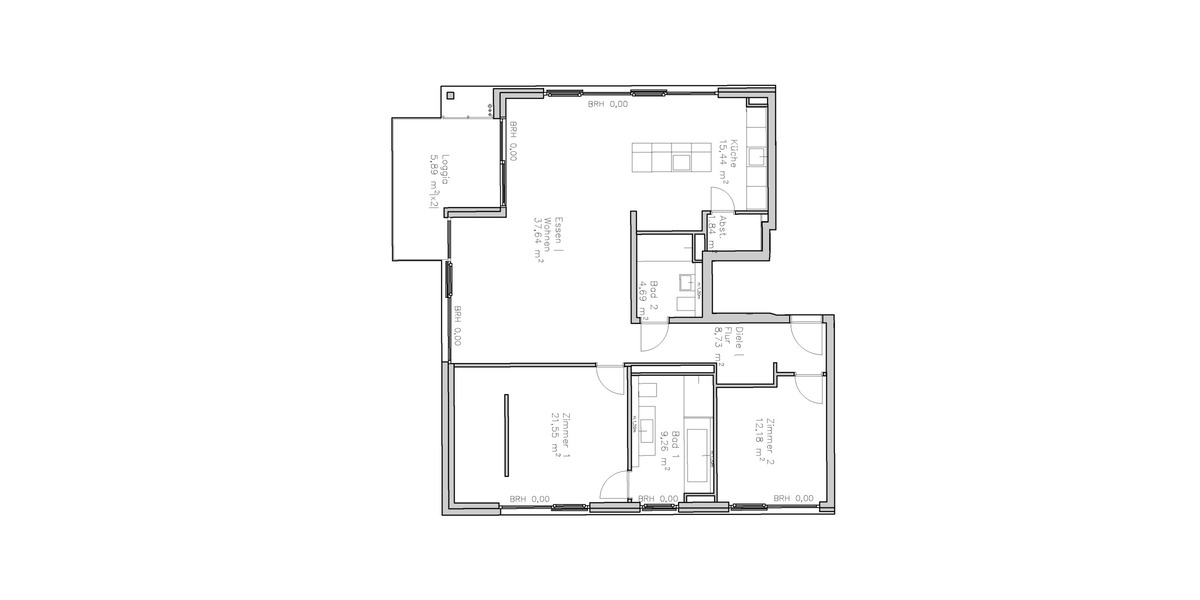Etagenwohnung Kronberg im Taunus Kronberg - 3 Zimmer, 117 m&sup2;, 1.159.000&euro; | Angebot:25674630