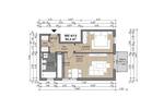Etagenwohnung Offenbach am Main Bürgel - 2 Zimmer, 50 m&sup2;, 283.020&euro; | Angebot:26891446