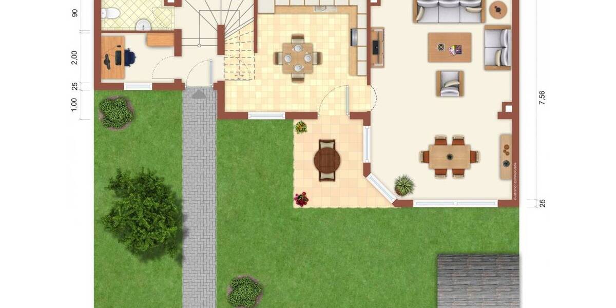 Einfamilienhaus Mörfelden - 3 Zimmer, 117 m&sup2;, 349.000&euro; | Angebot:25746381