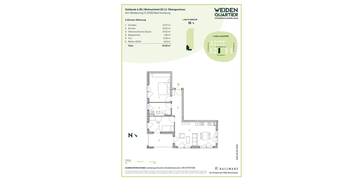 Ihr neues Zuhause! Gemütliche 3-Zimmer-Wohnung mit EBK, Fußbodenheizung und Duschbad 3 zimmer