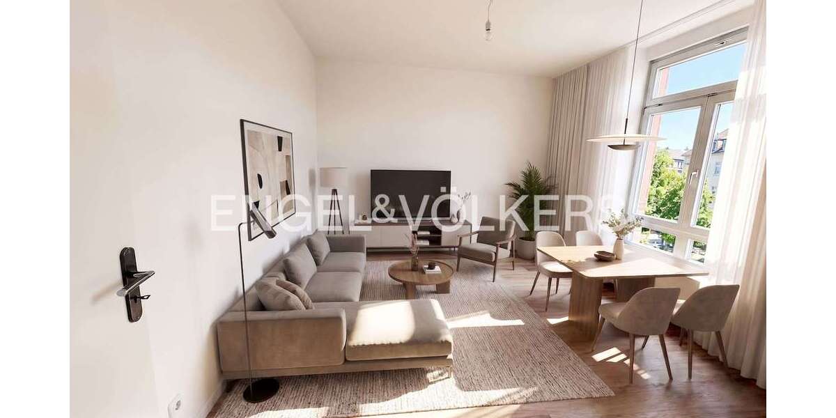 Etagenwohnung Frankfurt am Main Nordend Ost - 3 Zimmer, 67 m&sup2;, 1.625&euro; | Angebot:26625396