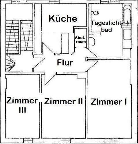 Etagenwohnung Frankfurt am Main Höchst - 3 Zimmer, 92 m&sup2;, 1.850&euro; | Angebot:25769232