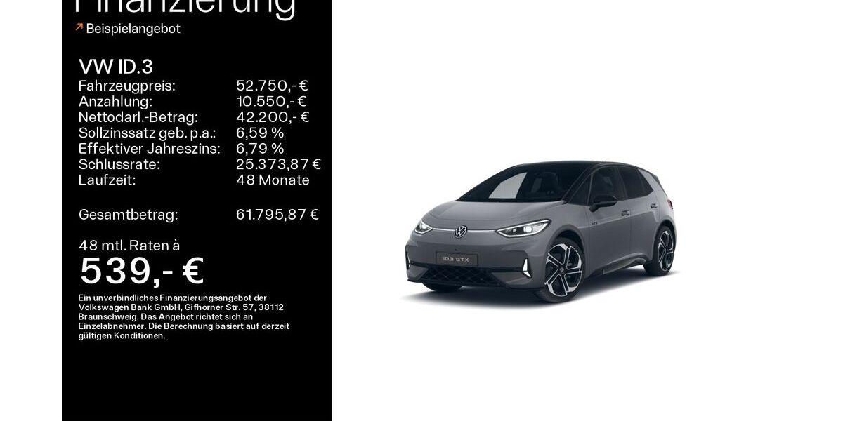 VW ID.3 7.500 km 52.750 &euro; Mühlheim 63165