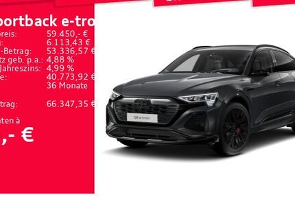 Audi Q8 e-tron 42.202 km 59.450 &euro; Frankfurt am Main 60314