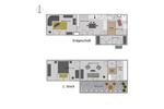 moderne helle 3,5-Zimmer-Wohnung Haus für 2 Personen Single