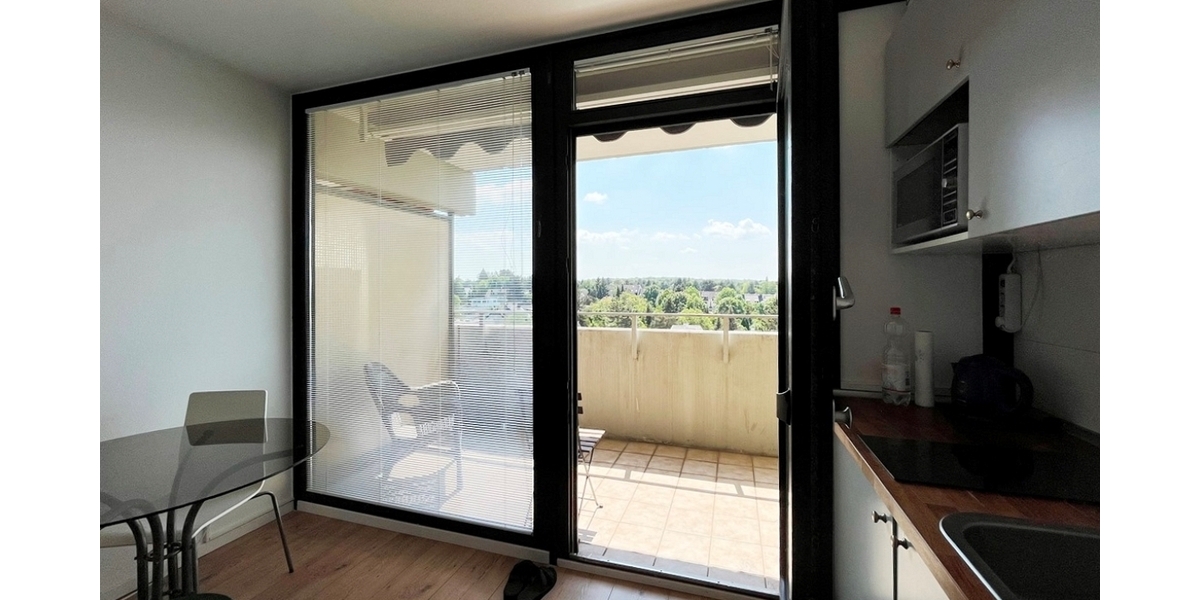 F-Sachsenhausen: Spektakulärer Weitblick! Schönes 1-Zimmer-Appartment in sehr guter Lage! - Etagenwohnung Frankfurt am Main Sachsenhausen Süd | Angebot:26560653