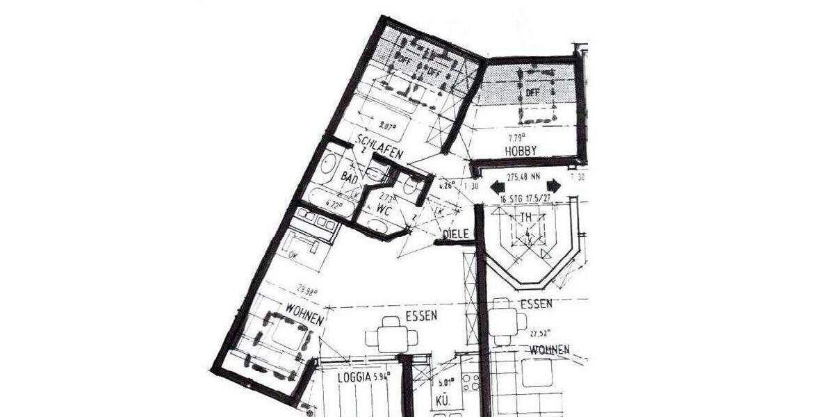 Dachgeschoßwohnung Bad Soden am Taunus - 3 Zimmer, 65 m&sup2;, 289.000&euro; | Angebot:27073256