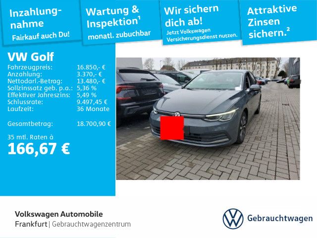 VW Golf 82.739 km 16.850 &euro; Frankfurt 60326