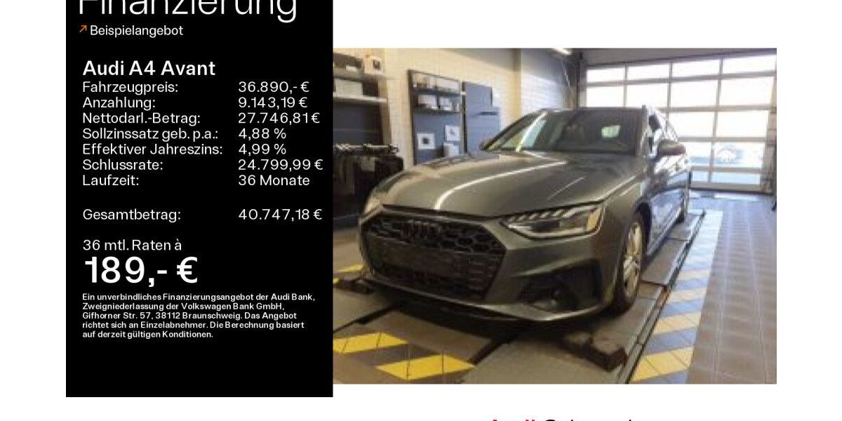 Audi A4 38.766 km 36.490 &euro; Bad Nauheim 61231