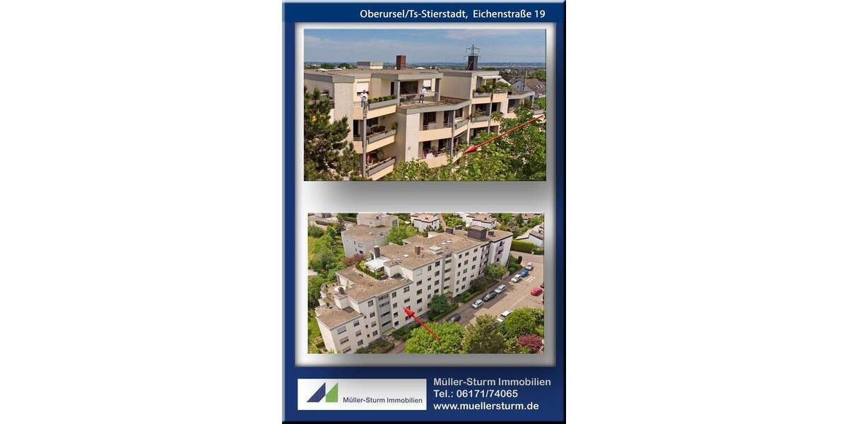 Etagenwohnung Oberursel Stierstadt - 3 Zimmer, 100 m&sup2;, 1.100&euro; | Angebot:25601157