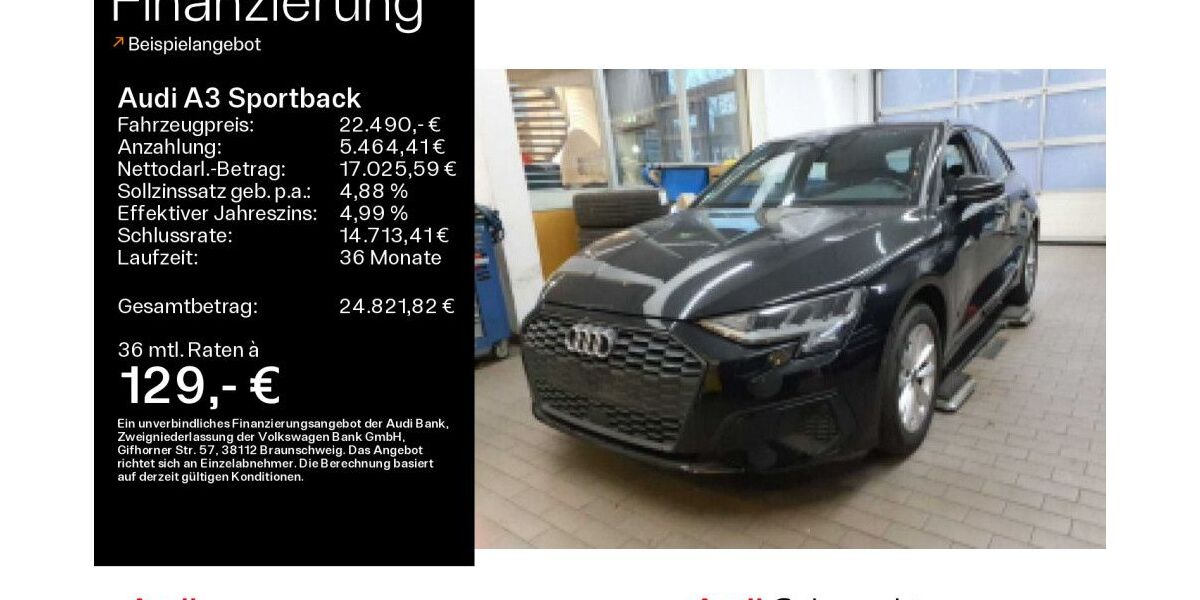 Audi A3 35.476 km 22.490 &euro; Hofheim 65719