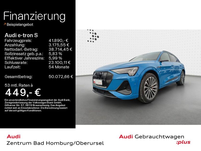 Audi e-tron 58.302 km 40.890 € Oberursel 61440