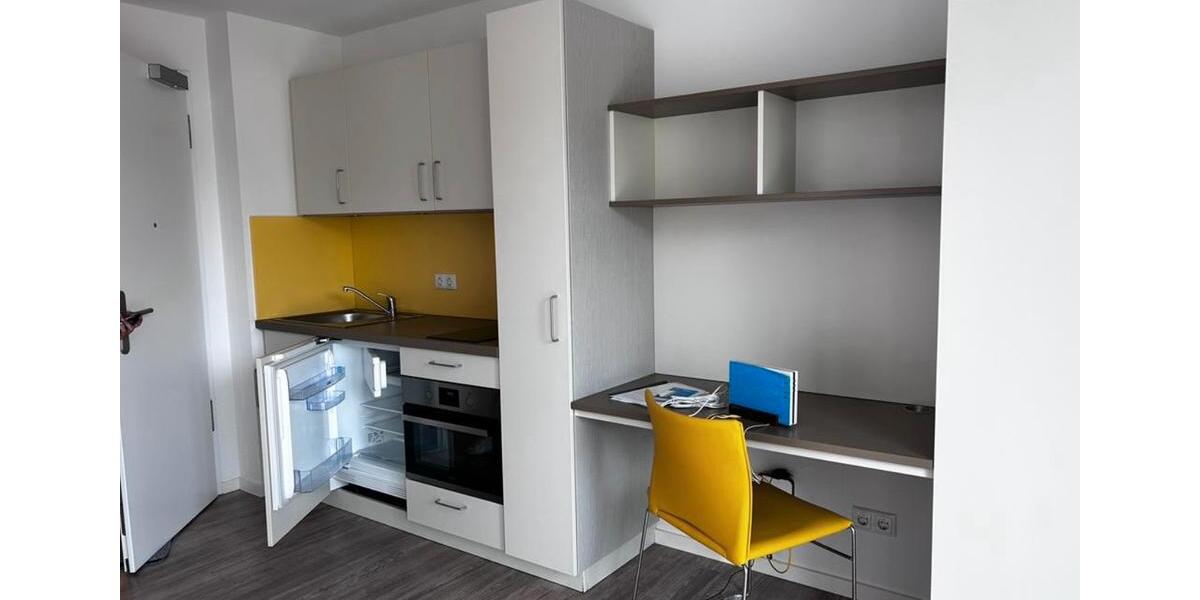 Möblierte 1-Zimmer-Wohnung mit Balkon in Darmstadts Innenstadt 1 zimmer