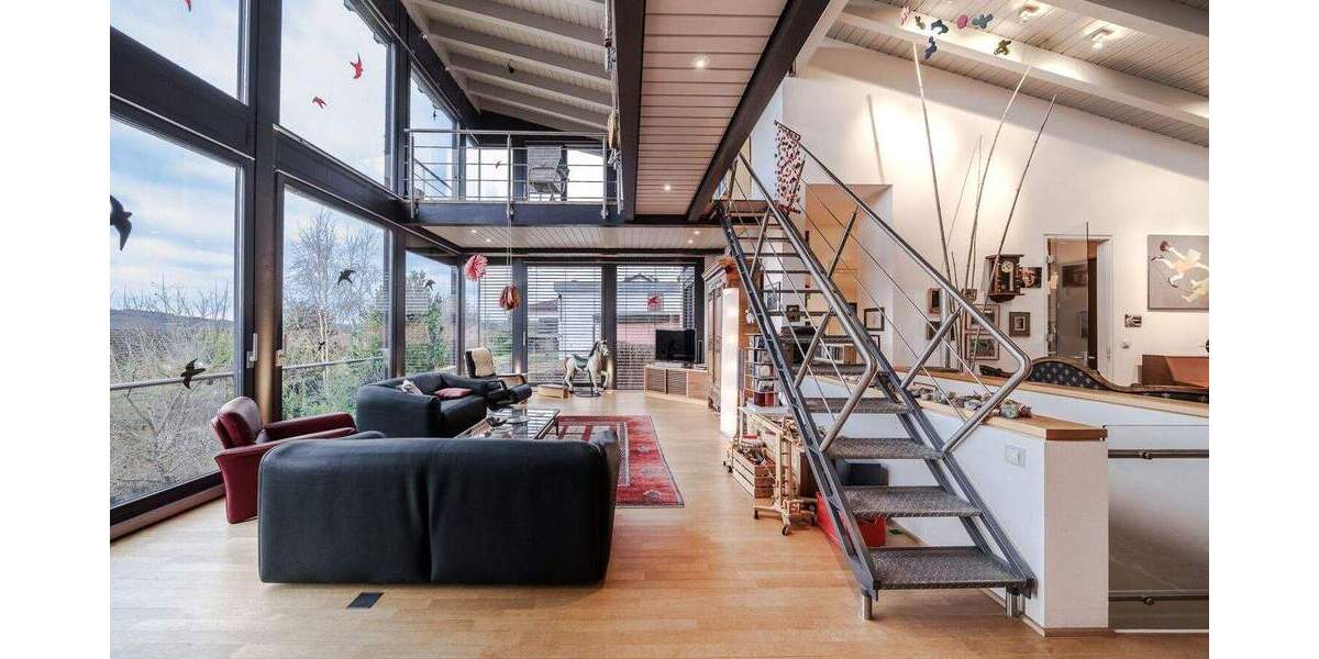 Ausblick - Licht - Natur - Privatsphäre - Ruhe: Architektenhaus mit außergewöhnlichem Grundriss 7 zimmer