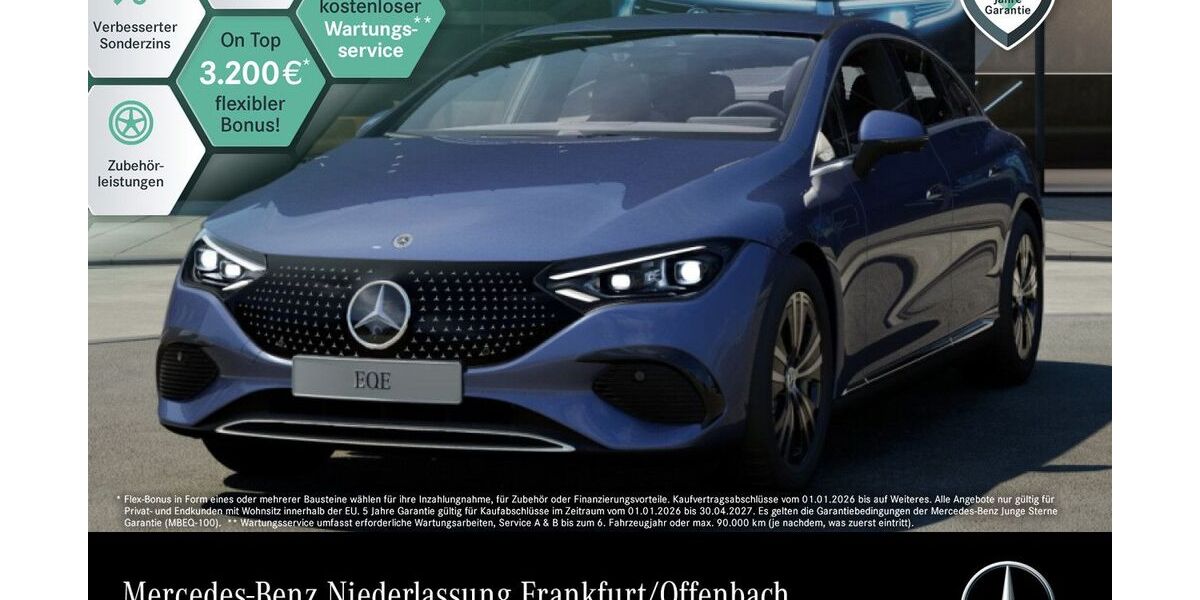 Mercedes-Benz EQE 30.015 km 42.990 &euro; Frankfurt 60599