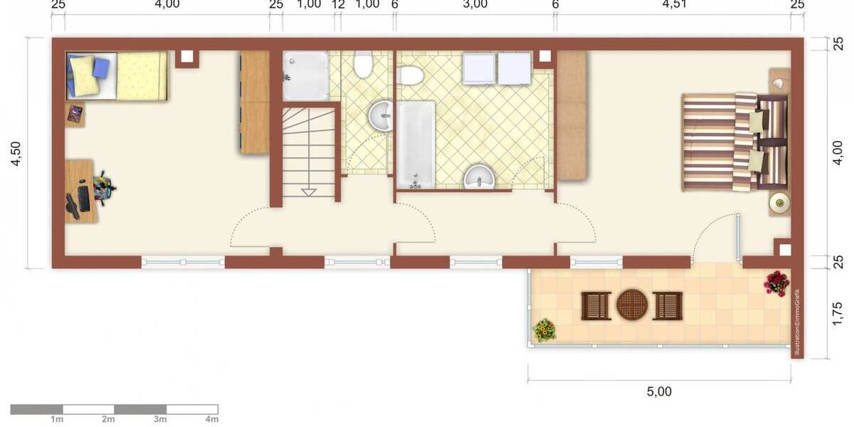 Einfamilienhaus Mörfelden - 3 Zimmer, 117 m&sup2;, 349.000&euro; | Angebot:25746381