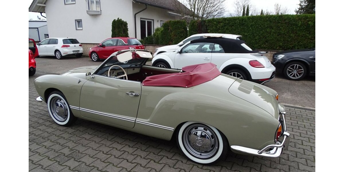 VW Karmann Ghia Cabrio vollständig restauriert 1.200 km 59.900 &euro; Rodgau 63110