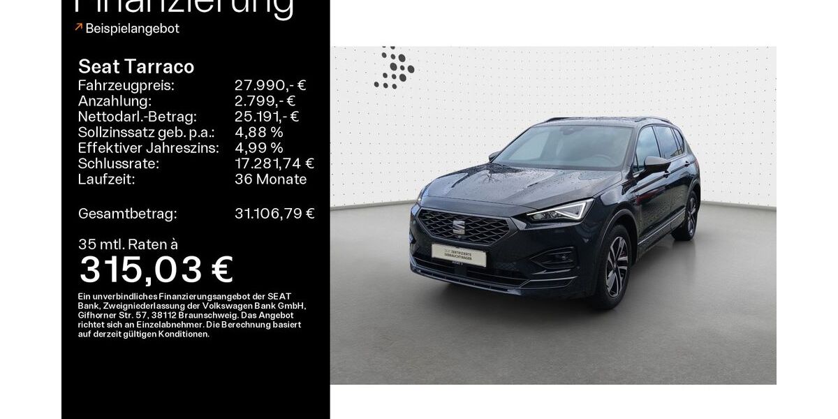 Seat Tarraco 71.640 km 27.590 &euro; Hofheim-Diedenbergen 65719