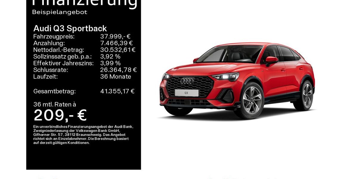 Audi Q3 6.300 km 37.879 &euro; Hanau 63452