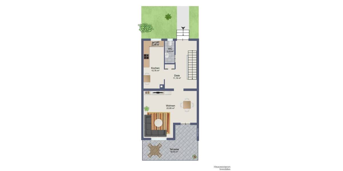 Reihenendhaus Heusenstamm - 4 Zimmer, 121 m&sup2;, 610.000&euro; | Angebot:26038130