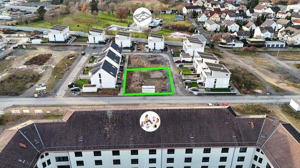 DIETZ: 3 Reihenhausgrundstücke mit Baugenehmigungen im neuen Babenhäuser Wohnquartier Kaisergärten! zimmer