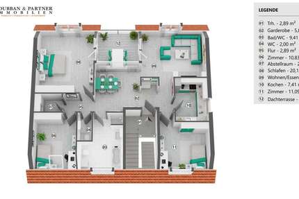 Wohnung Frankfurt am Main Bergen-Enkheim - 4 Zimmer, 103 m&sup2;, 448.000&euro; | Angebot:27226179