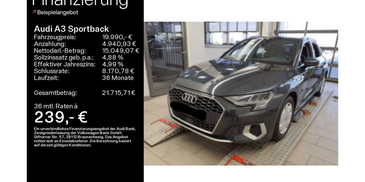 Audi A3 87.146 km 19.990 &euro; Hofheim 65719